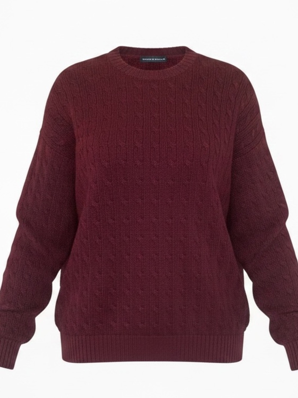Brandy Melville Martha  Cotton Blend Cable Knit Sweater